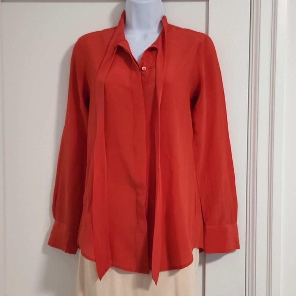 Joe Fresh Tie Neck Blouse